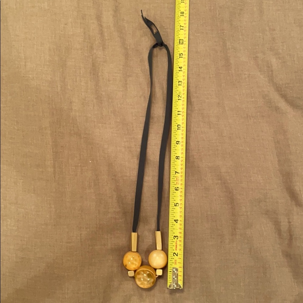 Anthropologie long bauble necklace